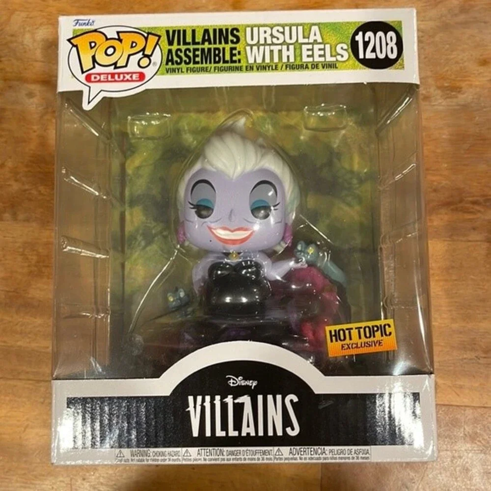 Funko Pop! deluxe Villians Assemble: Ursula with Eels Disney Vinyl Figures